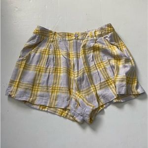 RVCA Plaid Shorts Size 28 LIKE NEW